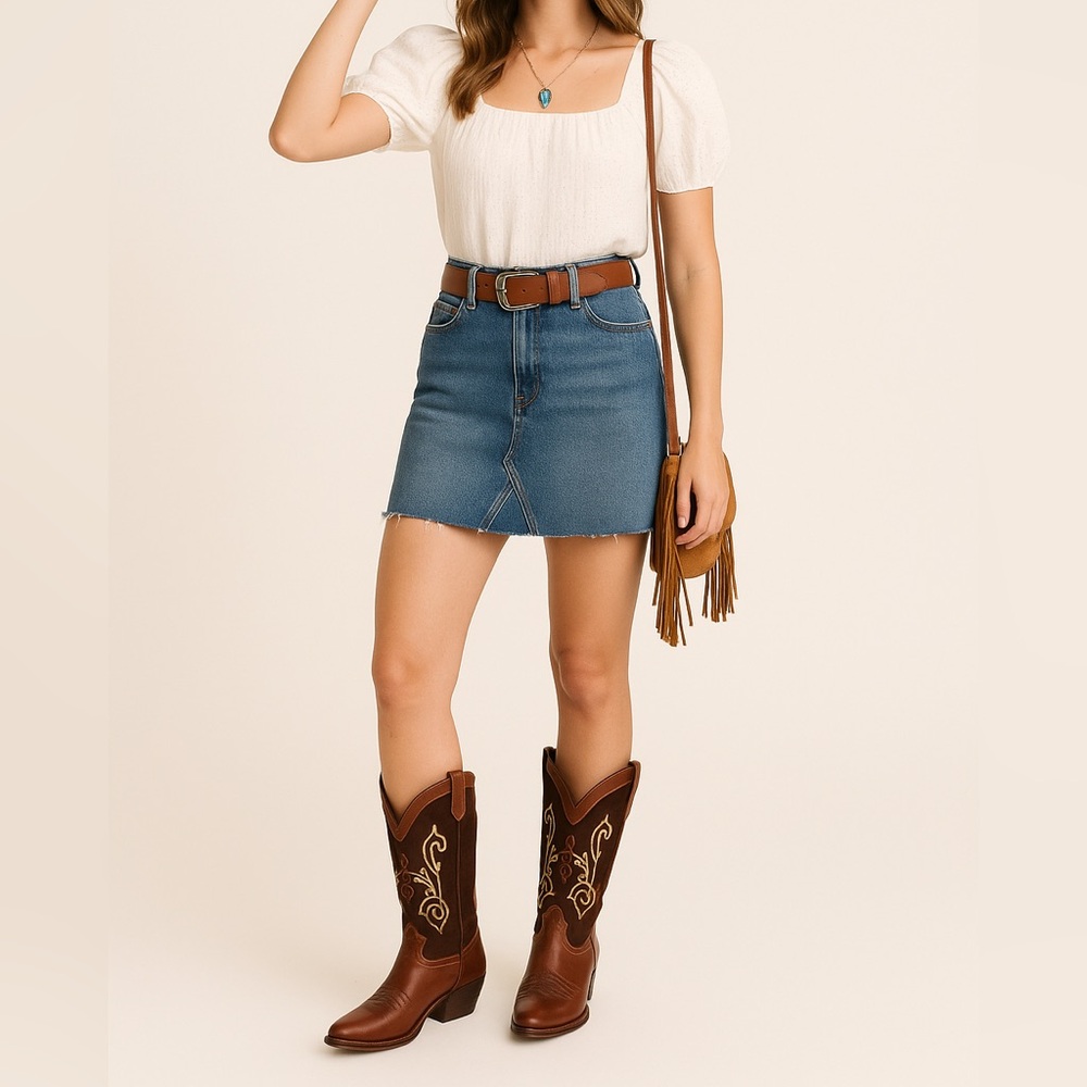 Vintage Sonora x Double H Maggie Western Boots